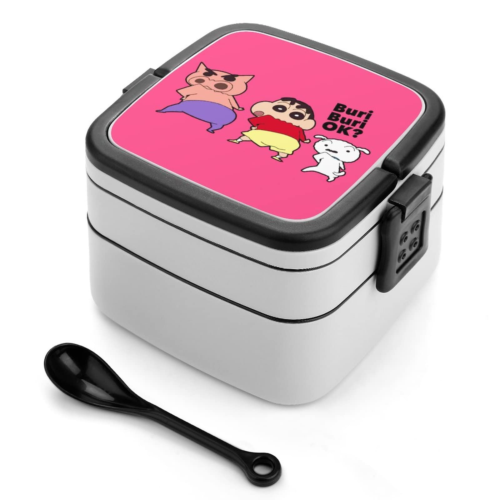 クレヨンしんちゃん お弁当箱・食器セット レトロ　年代物 Amazon | クレヨンしんちゃん 弁当箱 ランチボックス 2段抗菌ふんわり